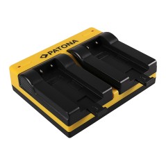 PATONA Dual Ladegerät f. Casio NP-50 Exilim EXV7 EX-V7 EXV8 EX-V8 inkl. Kabel micro-USB