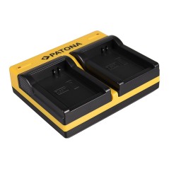PATONA Dual Ladegerät f. Samsung BP-90A HMX HMXE100P HMX-E100P HMXE10BP HMX-E10BP inkl. Mikro-USB Ka