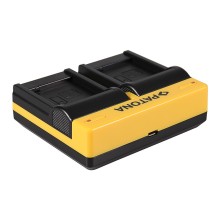 Podwójna ładowarka PATONA do Panasonic DMW-BLE9E BLH7E Lumix DMCGF3 DMC-GF3 DMCGF3CK w komplecie. Kabel mikro-USB