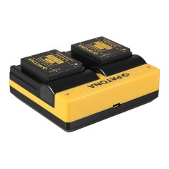 Podwójna ładowarka PATONA do Panasonic DMW-BLE9E BLH7E Lumix DMCGF3 DMC-GF3 DMCGF3CK w komplecie. Kabel mikro-USB