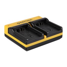 PATONA Dual Ladegerät f. Panasonic VBN130 260 HC HCX920M VBN130 260 HDC HC-X920M inkl. Kabel micro-USB