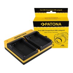PATONA Dual Ladegerät f. Contour GPS Contour CT-3650 HD 1080P inkl. Kabel micro-USB