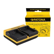 PATONA Dual Ladegerät f. Fujifilm Fuji NP-W126 FinePix HS30 EXR HS30EXR HS-30EXR HS33 inkl. Mikro-USA