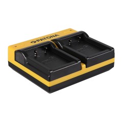 PATONA Dual Ladegerät f. Fujifilm Fuji NP-W126 FinePix HS30 EXR HS30EXR HS-30EXR HS33 inkl. Mikro-USA