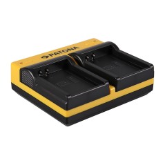 PATONA Dual Ladegerät f. Olympus BLN-1 OMD EM1 E-M1 EM5 E-M5 EM5 Mark II E-m5 Mark II inkl. Mikro-USA