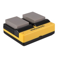 PATONA Dual Ladegerät f. Olympus BLN-1 OMD EM1 E-M1 EM5 E-M5 EM5 Mark II E-m5 Mark II inkl. Mikro-USA