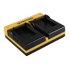 PATONA Dual Ladegerät f. GoPro AHDBT-301 AHDBT-302 Hero 3 Hero 3+ inkl. Kabel micro-USB