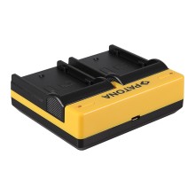 PATONA Dual Ladegerät f. Panasonic DMW-BLF19 Lumix DMCGH3 DMC-GH3 DMCGH3A DMC-GH3A inkl. Mikro-USB K