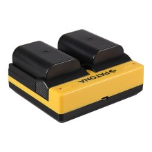 PATONA Dual Ladegerät f. Panasonic DMW-BLF19 Lumix DMCGH3 DMC-GH3 DMCGH3A DMC-GH3A inkl. Mikro-USB K