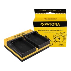 PATONA Dual Ladegerät f. Drift Drift CFXDC02 HD Ghost inkl. Kabel micro-USB