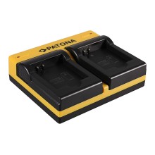 PATONA Dual Ladegerät f. Panasonic DMW-BCN10 Lumix DMCLF1 DMC-LF1 DMCLF1K DMC-LF1K inkl. Mikro-USB K