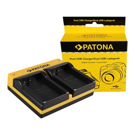 PATONA Dual Ladegerät f. Garmin P11P15-04-N02 Montana 600 650 600 Moto 650 t inkl. Kabel micro-USB
