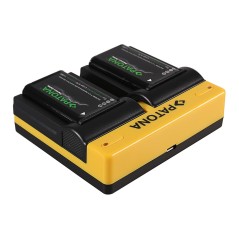 PATONA Dual Ladegerät f. Garmin P11P15-04-N02 Montana 600 650 600 Moto 650 t inkl. Kabel micro-USB