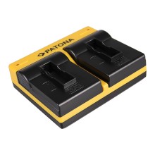 PATONA Dual Ladegerät f. GoPro AHDBT-401 Hero4 Black Edition AHDBT-401 Hero5 Black inkl. Mikro-USB K