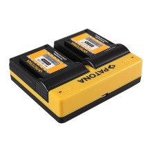 PATONA Ładowarka podwójna USB do Action Camera Rollei RL410B 230 240 410 410B 420 z kablem Micro-USB PATONA Ładowarka podwójna USB do Action Camera Rollei RL410B 230 240 410 410B 420 z kablem Micro-USB