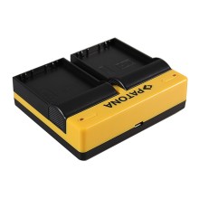 PATONA Ładowarka podwójna USB do Olympus BLH-1 OM-D EM-1 Mark 2 EM-1 Mark II BLH-1 OM-D z kablem Micro-USB