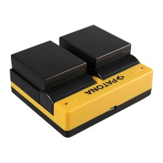 PATONA Ładowarka podwójna USB do Olympus BLH-1 OM-D EM-1 Mark 2 EM-1 Mark II BLH-1 OM-D z kablem Micro-USB
