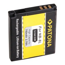 PATONA Bateria f. Canon NB-8L Canon Powershot A2200 A3000 IS A3000IS