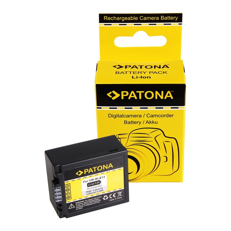 PATONA Bateria f. Panasonic DMW-BLB13 DMW-BLB13E DMC-G1 DMC-G1WEG-K