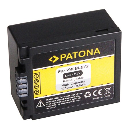 PATONA Bateria f. Panasonic DMW-BLB13 DMW-BLB13E DMC-G1 DMC-G1WEG-K