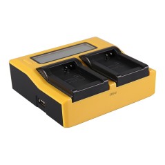 Ładowarka USB PATONA z podwójnym wyświetlaczem LCD do drukarki Canon NB10L NB-10L