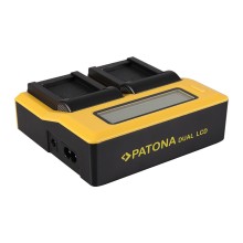 Ładowarka USB PATONA z podwójnym wyświetlaczem LCD do drukarki Canon NB10L NB-10L