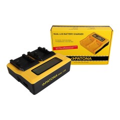 PATONA Dual LCD USB Ładowanie f. Canon NB-1LH NP-600 Cyfrowy ELPH ELPH NB-1LH NP-600 Cyfrowy