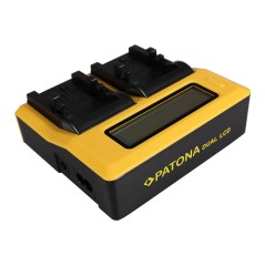 PATONA Dual LCD USB Ładowanie f. Canon NB-1LH NP-600 Cyfrowy ELPH ELPH NB-1LH NP-600 Cyfrowy