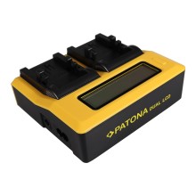 PATONA Ładowarka Dual LCD USB Canon NB-1LH NP-600 Digital ELPH ELPH NB-1LH NP-600 Digital