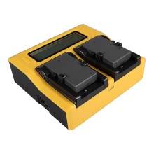 PATONA Ładowarka Dual LCD USB Canon NB-1LH NP-600 Digital ELPH ELPH NB-1LH NP-600 Digital