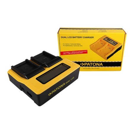 PATONA Dual LCD USB Ładowanie f. Canon NB-4L Digital Ixus i zoom i zoom i7 i7 800 IS 850 IS