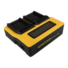 PATONA Dual LCD USB Ładowanie f. Canon NB-4L Digital Ixus i zoom i zoom i7 i7 800 IS 850 IS