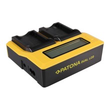 PATONA podwójna ładowarka USB LCD do Fujifilm Fuji NP-40 Finepix F30 F-30 F31 F-31 F31fd F-31fd F402
