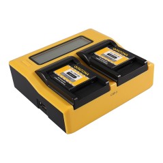 PATONA Dual LCD USB Ładowanie f. Fujifilm Fuji NP-50 FinePix F100fd F100fd F50fd F50fd F60fd