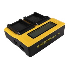 PATONA Dual LCD USB Ładowanie f. Casio NP-20 Exilim EXM1 EX-M1 EXM2 EX-M2 EXM20 EX-M20 EXS1