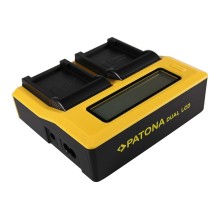 PATONA Ładowarka Dual LCD USB do Casio NP-20 Exilim EXM1 EX-M1 EXM2 EX-M2 EXM20 EX-M20 EXS1 PATONA Ładowarka Dual LCD USB do Casio NP-20 Exilim EXM1 EX-M1 EXM2 EX-M2 EXM20 EX-M20 EXS1