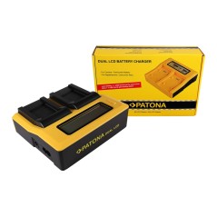 PATONA Dual LCD USB Ładowanie f. Kodak Olympus Li-40B Klic 7006 Olympus Li-40B Olympus Li-40B
