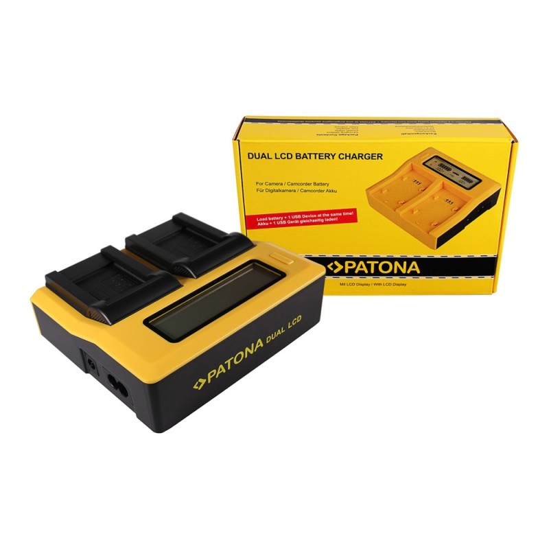 PATONA Ładowarka Dual LCD USB do Kodak Olympus Li-40B Klic 7006 Olympus Li-40B Olympus Li-40B PATONA Ładowarka Dual LCD USB do Kodak Olympus Li-40B Klic 7006 Olympus Li-40B Olympus Li-40B
