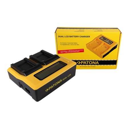 PATONA Dual LCD USB Ładowanie f. Kodak Olympus Li-40B Klic 7006 Olympus Li-40B Olympus Li-40B