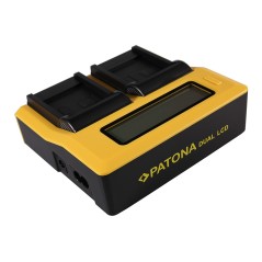 PATONA Dual LCD USB Ładowanie f. Panasonic DMW-BCF10E Lumix DMC-FS7 DMCLX5 DMCLX5 DMC-LX5