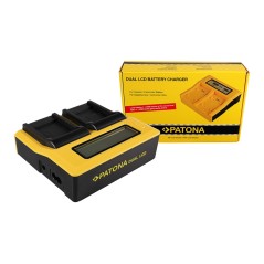 PATONA Dual LCD USB Ładowanie f. Acer Medion DC-8300 DS-8330 CP8530 CP-8530 CP8531 CP-8531