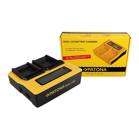 PATONA Dual LCD USB Ładowanie f. Casio Nikon EN-EL11 TR350 TR-350 Nikon EN-EL11 Nikon EN-EL11