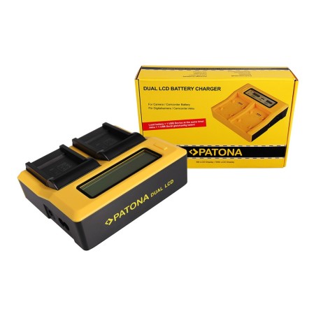 PATONA Dual LCD USB Ładowanie f. Sony NP-BN1 Cybershot DSCT99 DSC-T99 DSCTX5 DSC-TX5 DSCTX7