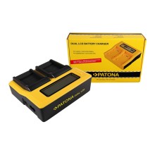 PATONA Dual LCD USB Ładowanie f. Samsung SLB-0937 Digimax CL5 L730 L830 NV33 NV4 PL10