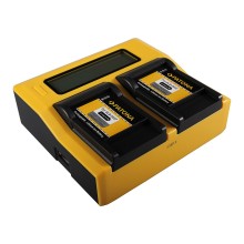 PATONA Dual LCD USB Ładowanie f. Samsung SLB-0937 Digimax CL5 L730 L830 NV33 NV4 PL10