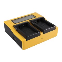 PATONA Dual LCD USB Ładowanie f. Samsung SLB-0837B IA-BH130C IA-BH130LB Digimax i85 L74 szeroki