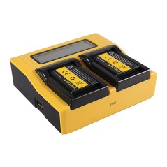 PATONA Dual LCD USB Ładowanie f. Samsung SLB-0837B IA-BH130C IA-BH130LB Digimax i85 L74 szeroki