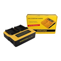PATONA Dual LCD USB Ładowanie f. Konica Minolta Minolta NP-200 Dimage X Xg Xi Xt Xt Biz