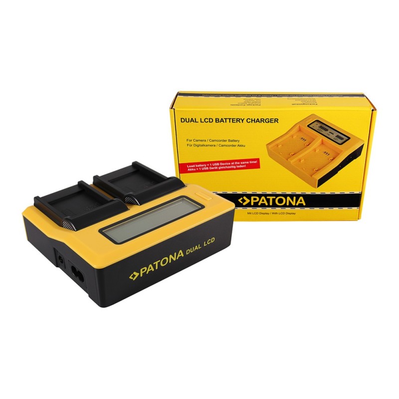 PATONA Dual LCD USB Ładowanie f. Samsung SLB-07A TL TL100 TL210 TL220 TL225 TL90 SLB-07A PL150 PATONA Dual LCD USB Ładowanie f. Samsung SLB-07A TL TL100 TL210 TL220 TL225 TL90 SLB-07A PL150