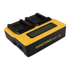 PATONA Dual LCD USB Ładowanie f. Samsung BP-70A ST60 ST61 ST70 ST71 z wyświetlaczem LCD